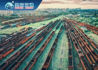 Дверь товароотправителя перевозки FBA железнодорожная грузя к доставке двери к ЕС от Китая
