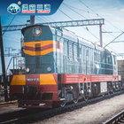 Экспедитор железнодорожных перевозок поезда переднего перехода груза рельса к Европе