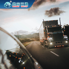 DDU DAP перевозя на грузовиках от Китая к Европе, глобальному внутреннему товарному движению